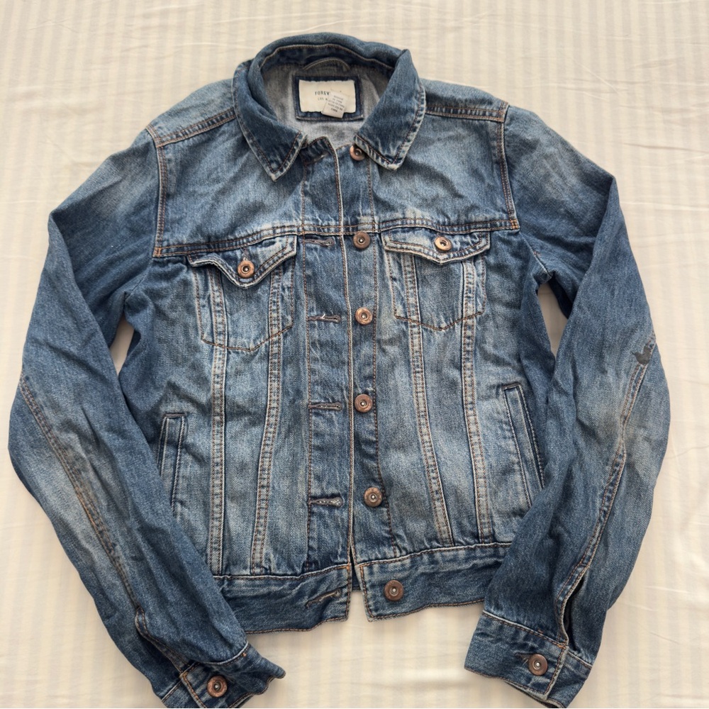 Forever 21 Blue Denim Jacket